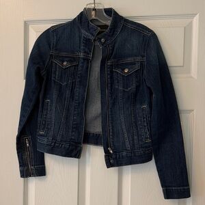 Banana Republic Factory Dark Blue Denim Jacket